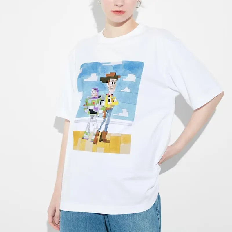 UNIQLO x Disney UNIQLO X Disney Co branded SS23 T Shirt Unisex White-1