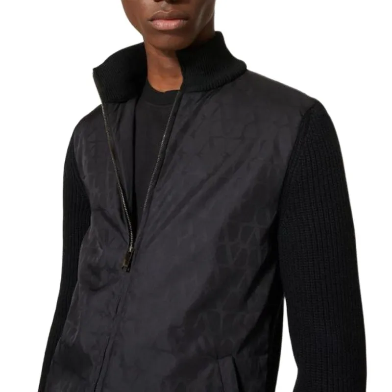 Valentino Toile Iconographe Zip Up High Neck Jacket-5