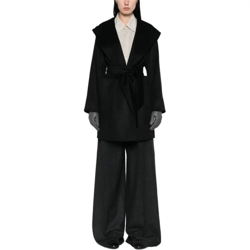 MaxMara Belted Long Sleeved Coat-2
