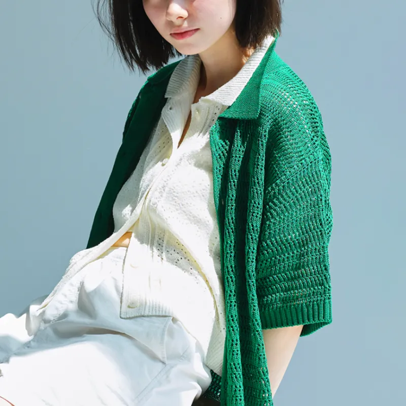COVERNAT Shirts Unisex Green-2