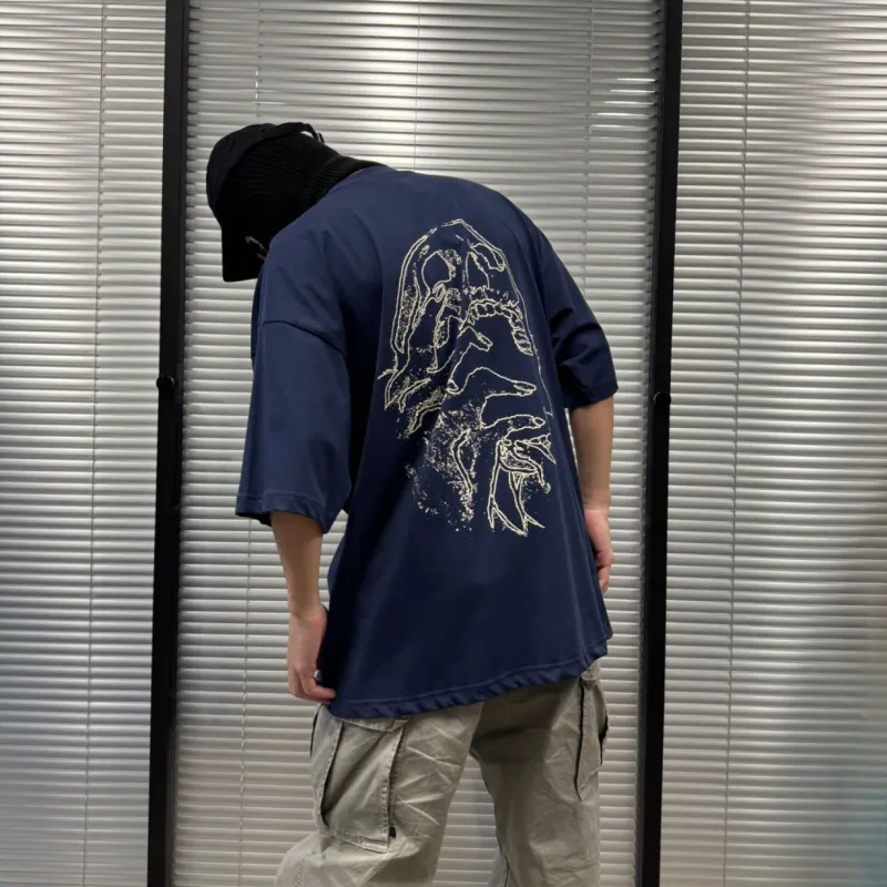 SKUNK GALLERY T Shirt Unisex Blue-3