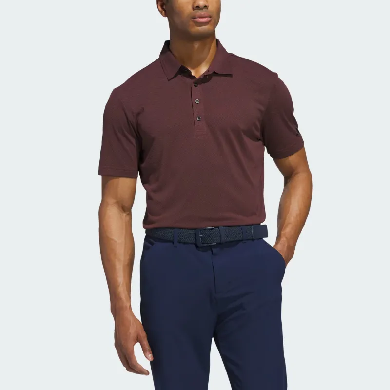 Adidas Free Shipping With AdiClub Ultimate365 Tour Texture Polo Shirt-4