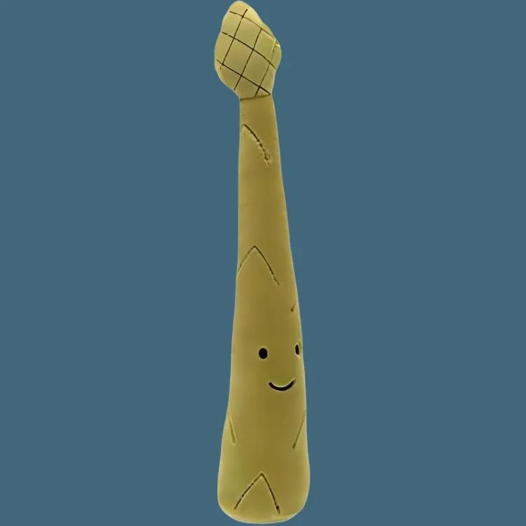 JELLYCAT Gourmet Collection Lively Asparagus Green Dolls Plush Doll 23cm Height-1