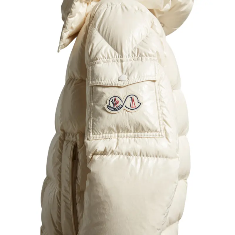 Moncler Maya 70th Anniversary Special Edition Short Down Jacket Snowflake White-4