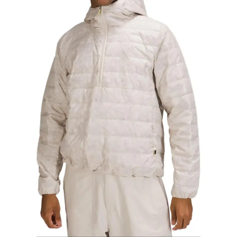 Lululemon Lab Quilted Transparent Series Down Jackets Unisex White-3