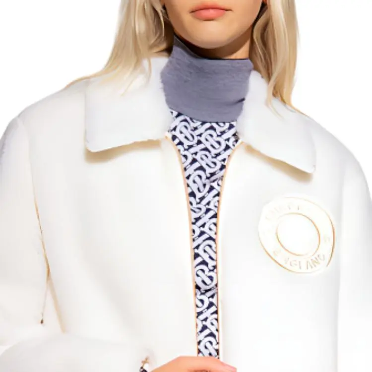 Burberry Jackets & Coats Women's White-4