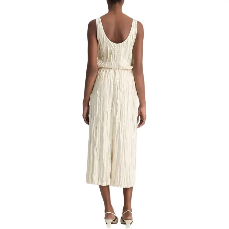 VINCE Satin Midi Skirt-4