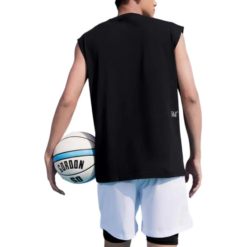 361° Basketball Jerseys Men's Super Black/Raw White-4