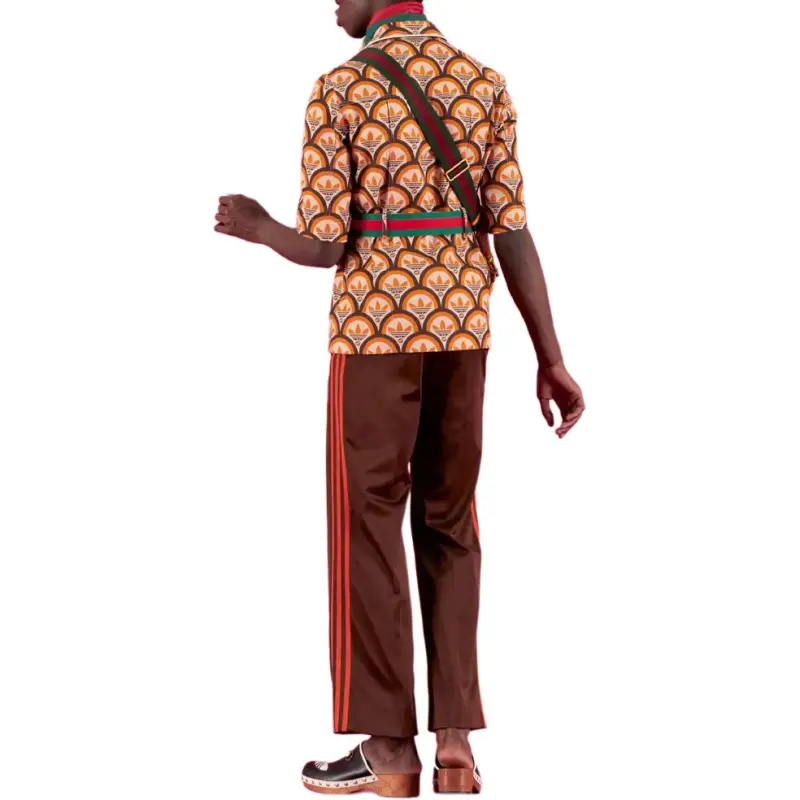 GUCCI X Adidas Interlocking G And Trefoil Jacket-2