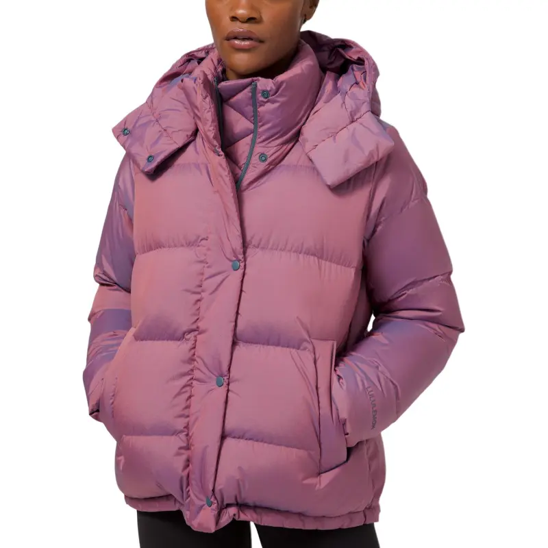 Lululemon Wunder Puff Series Down Jacket Women's Pink Purple-3