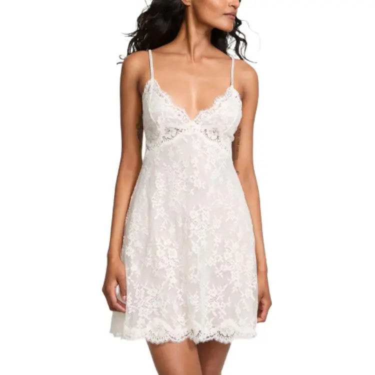 Victoria's Secret SEXY KI Nightgown Women's Coconut White-1