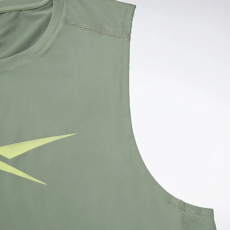 Reebok Tank Tops Men's Light Army Green-4