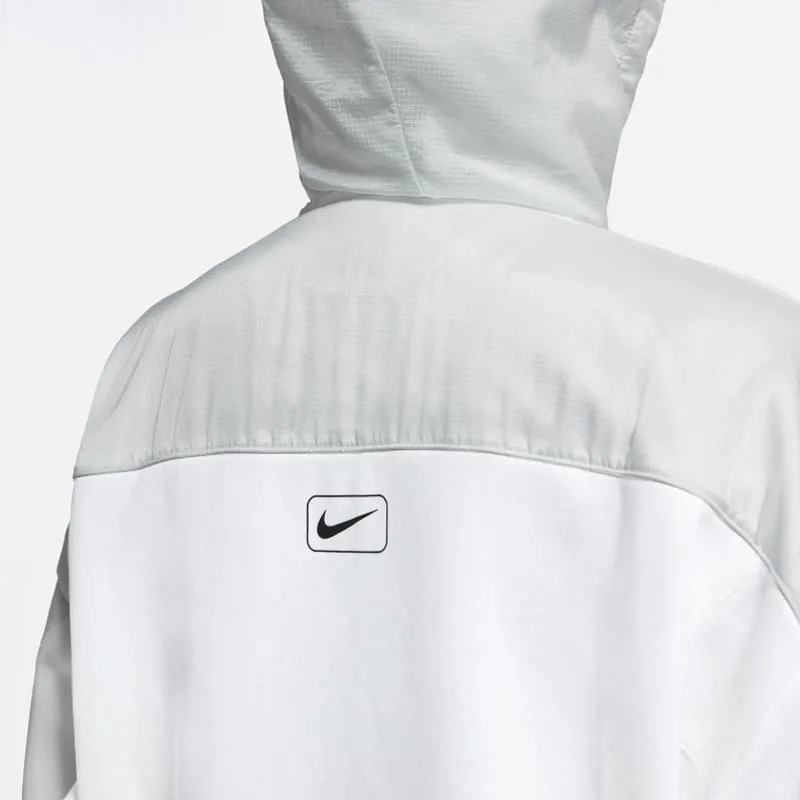 Nike Women's Colorblock Half-Zip Hooded Jacket White-3