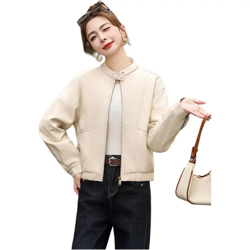 Fele.d Leather Jackets Women's-2