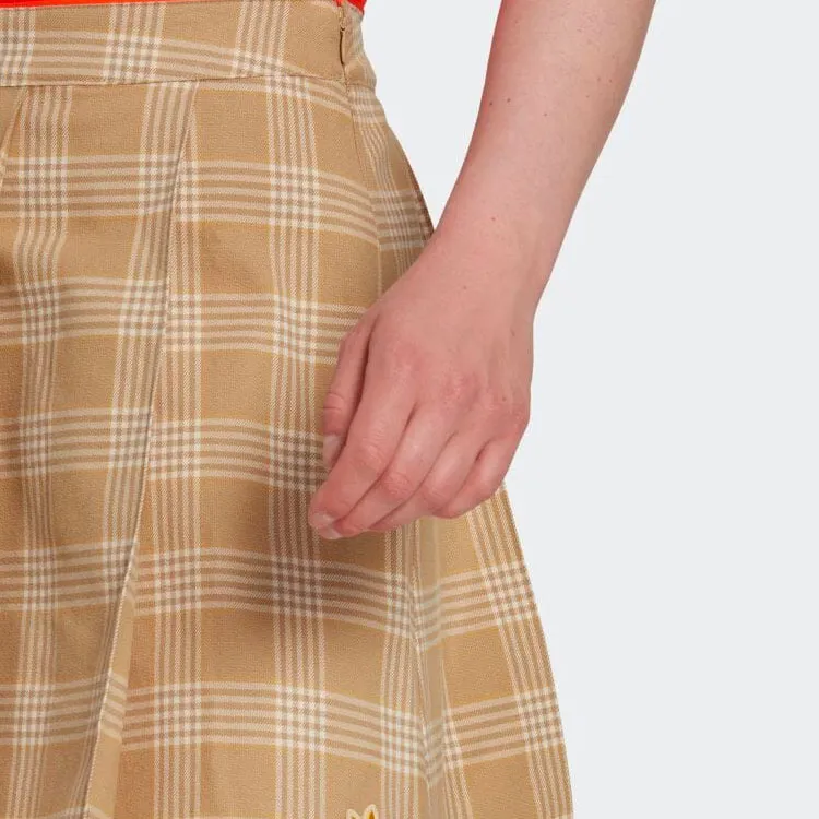 Adidas Originals Casual Short Skirts International Version Women's Yellow-4