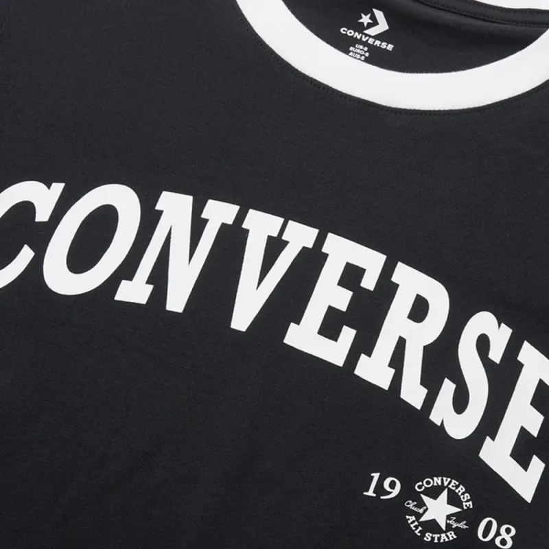 Converse RETRO CHUCKARCH TEE T Shirt Women's Black-2