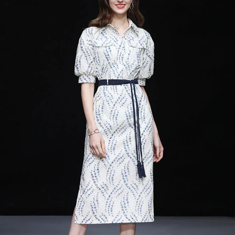 Duffy Fashion Short Sleeved Dress Women's-1