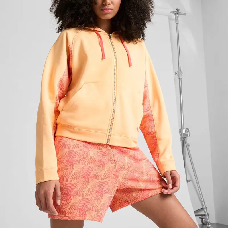 PUMA Chamarra Con Capucha Y Cremallera Completa Para Mujer Essentials Graphic-2