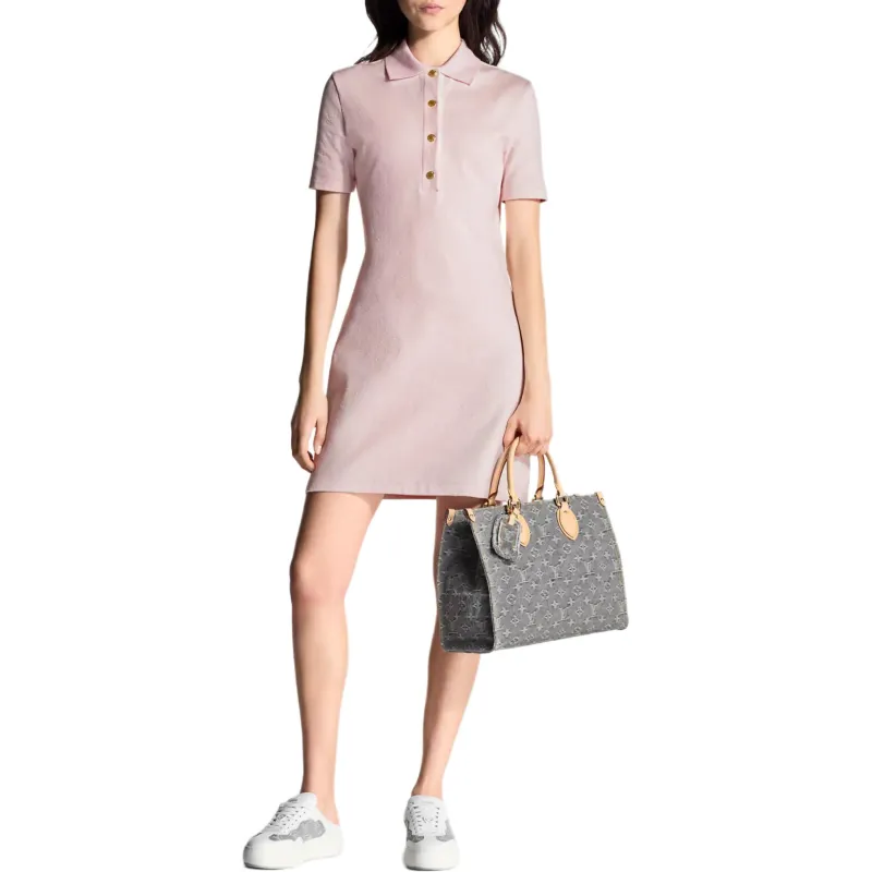 LOUIS VUITTON Monogram Piqué Polo Dress-2