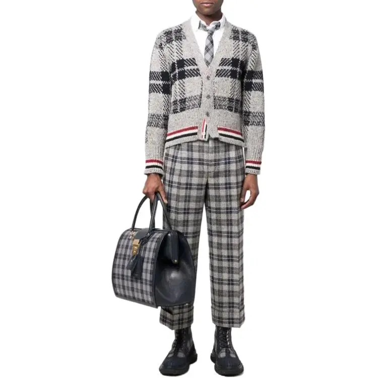 THOM BROWNE· FW22 Knitwear Men's Gray-4
