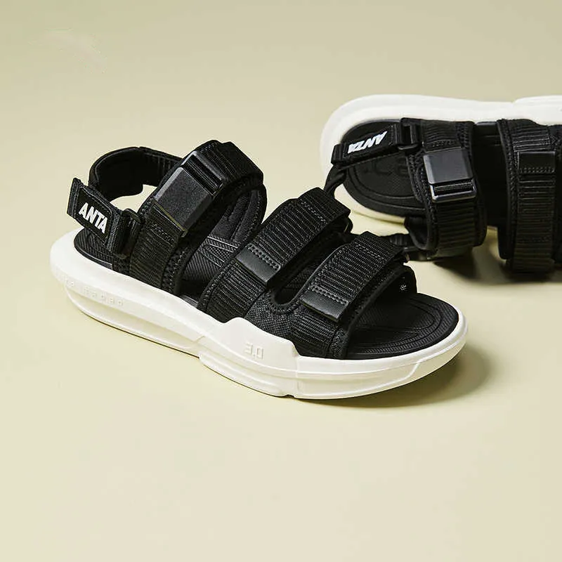 Anta Bastard Beach Sandals Men's Black-1
