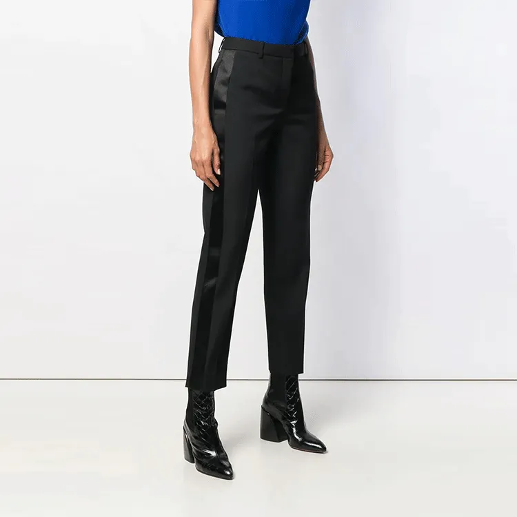 Givenchy Contrasting Trim Tuxedo Trousers-3