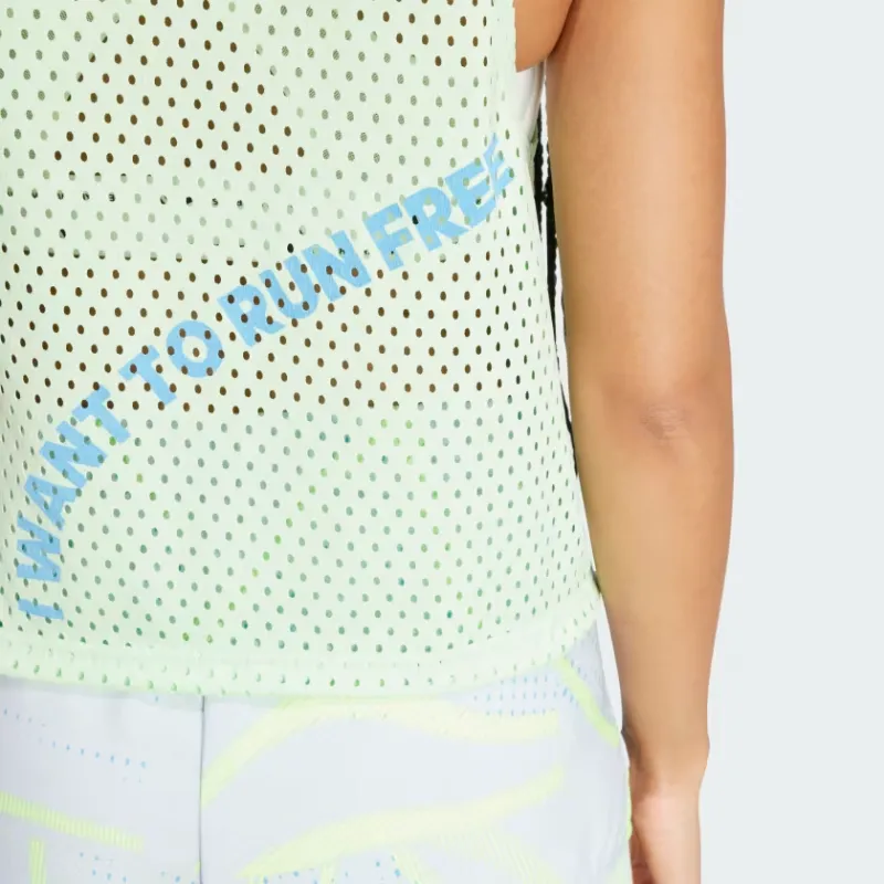 Adidas Tank Tops Women's Light Green-4