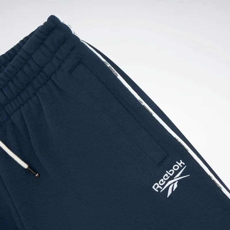 Reebok W RI Fleece Pant Knitted Sports Pants Women's Dark Blue-2