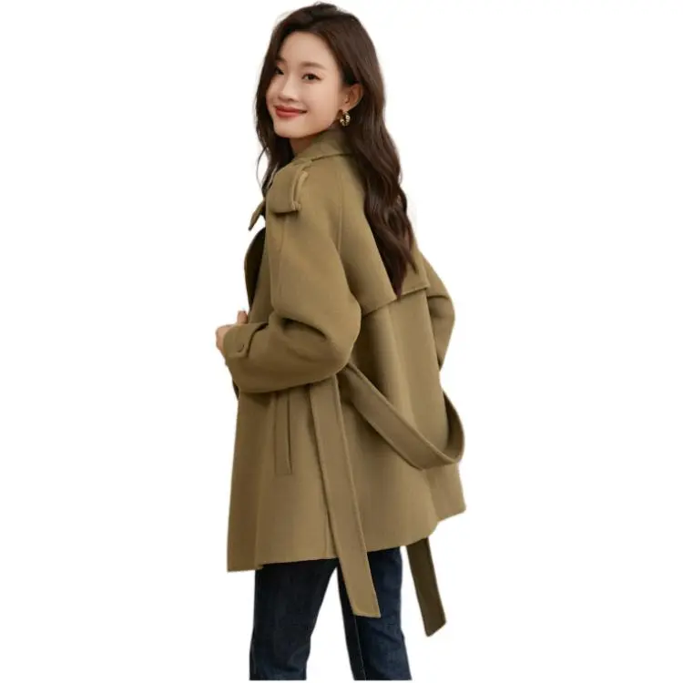 Mo Han Yi Mei Coats Women's Cool Camel-1