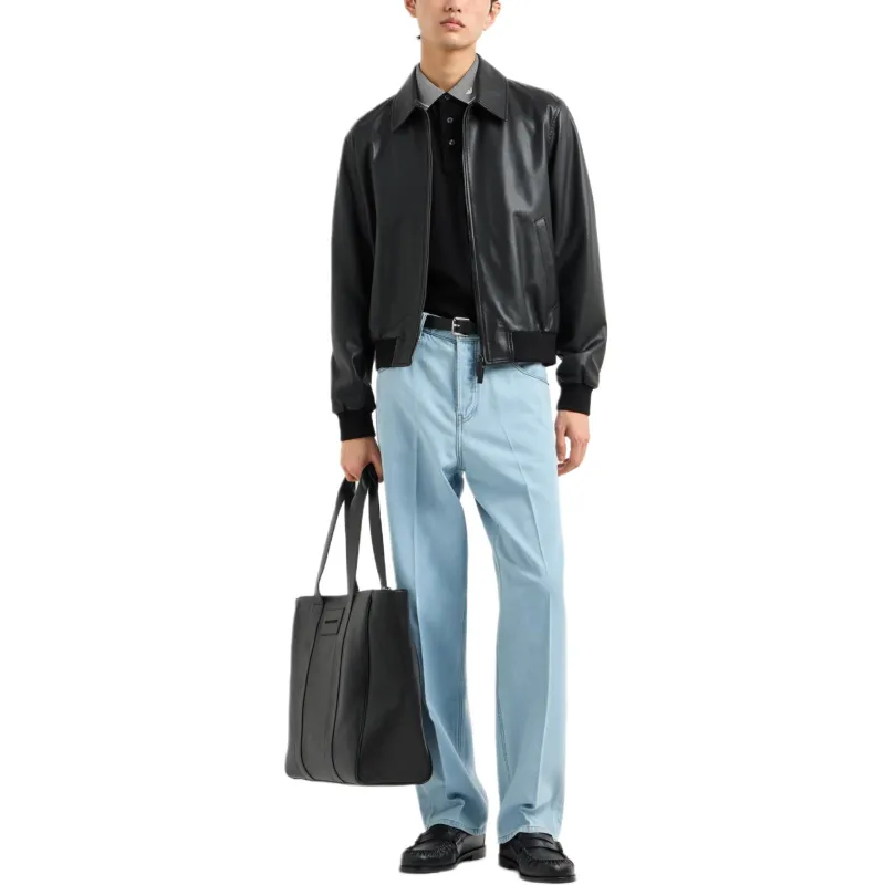 EMPORIO ARMANI Piqué Polo Shirt With Piped Collar-2