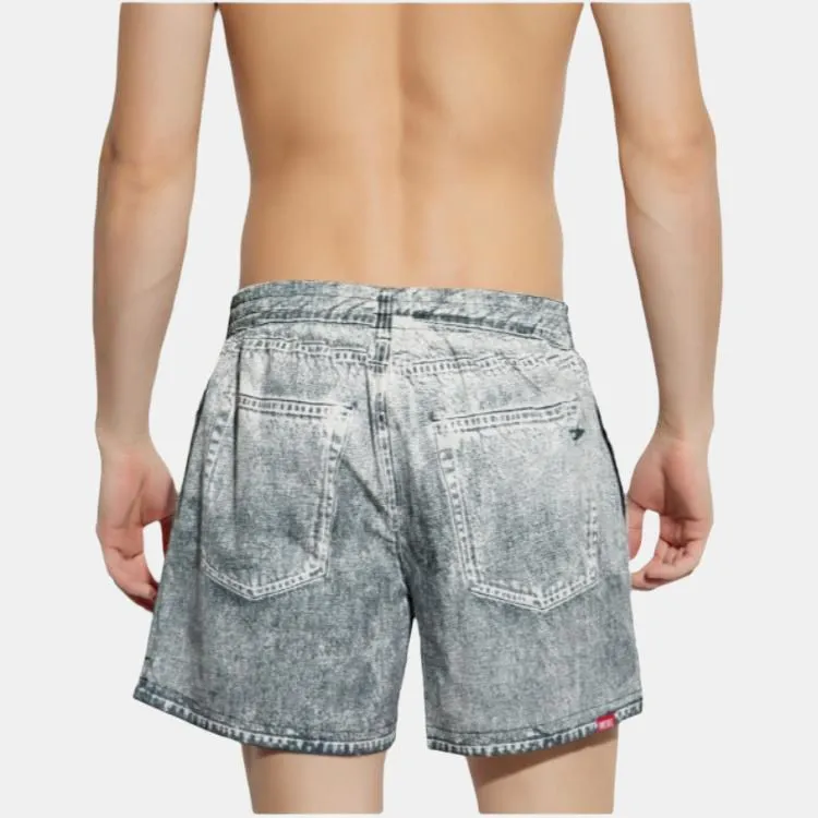 DIESEL Ken 37 Dnm Mid Length Swim Shorts-2