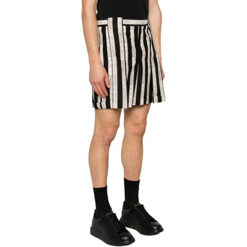 BALMAIN Striped Shorts-3