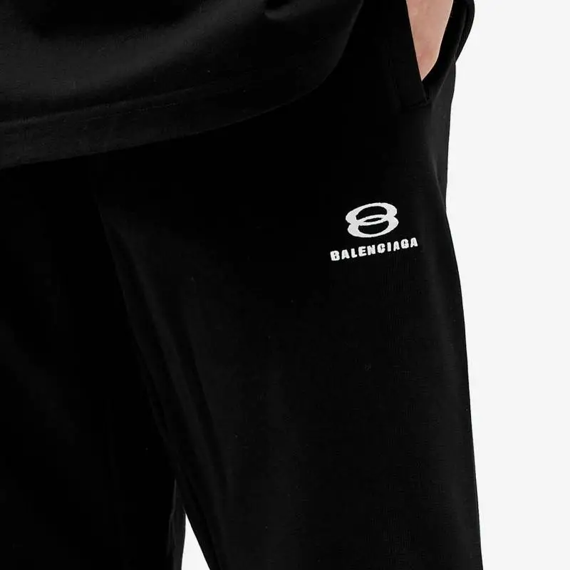 Balenciaga Knitted Sweatpants Regular Fit Men's Black-11