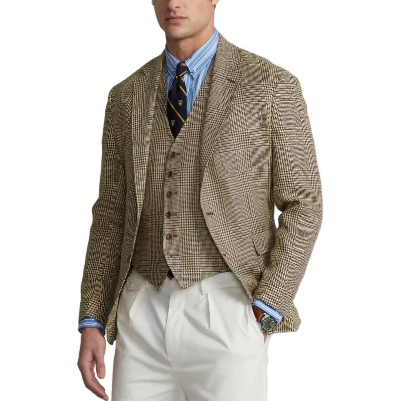 Polo Ralph Lauren FW23 Business Suits Coats Men's Camel-1
