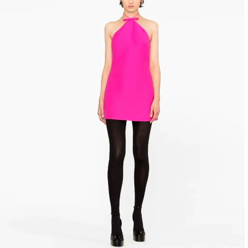 Valentino Sleeveless Dresses Women's Rose Red-1