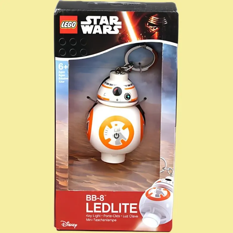 LEGO Star Wars Collection BB8 Keychain With Light Building Blocks 0-300 LE-KE101-3