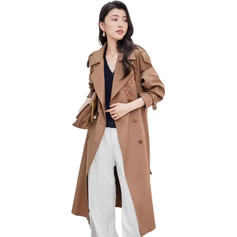 Yi Mengyuan Trench Coat Women's-6
