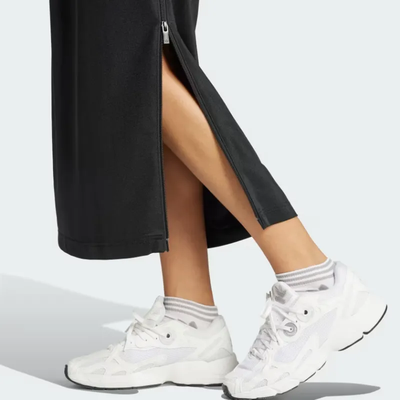 Adidas Casual Long Skirts Women's Black-4