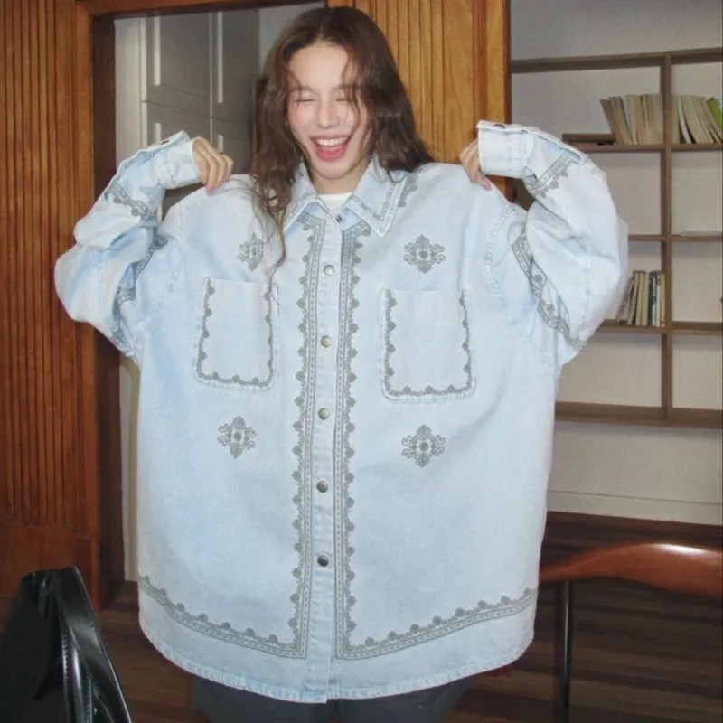 SONDR Denim Jacket Unisex Light Blue-1