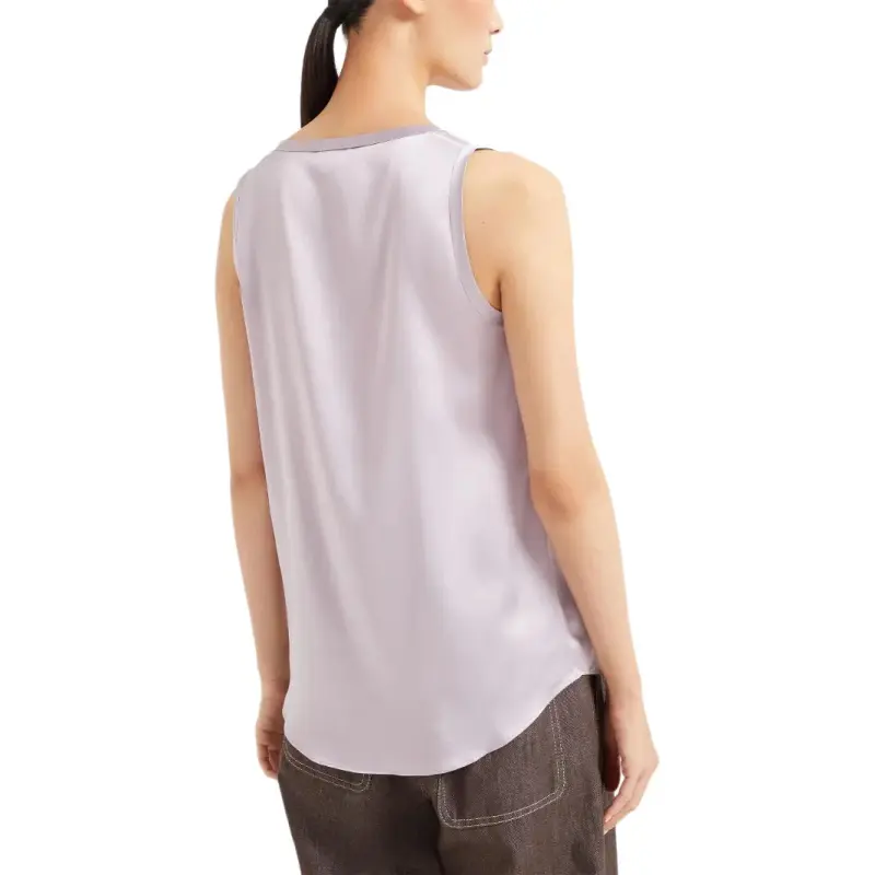 Brunello Cucinelli Satin Reversible Tank Top-2