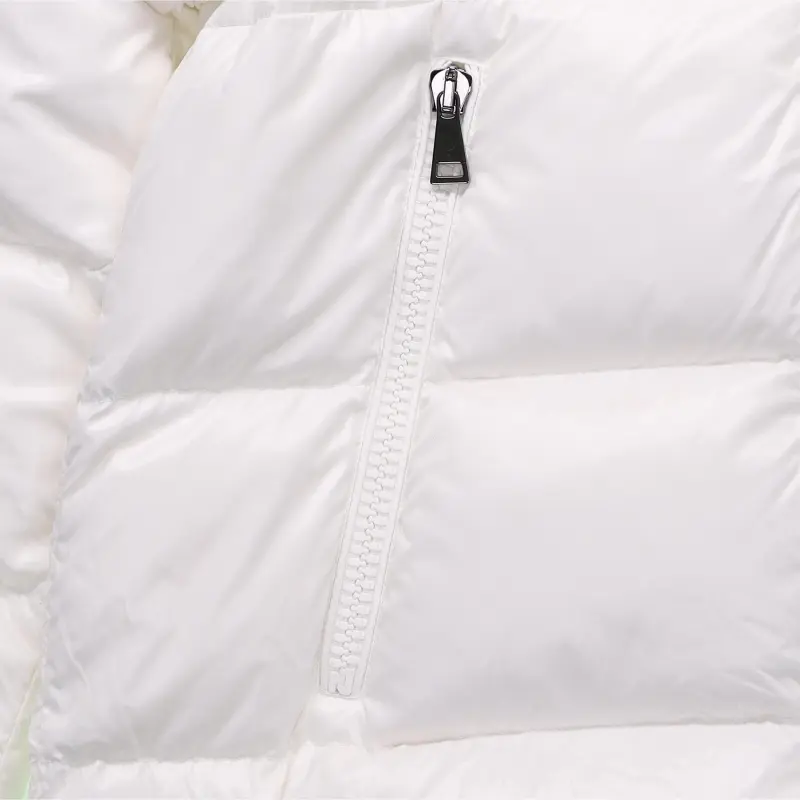 Moncler Laiche Zip Up Puffer Jacket 'White'-5