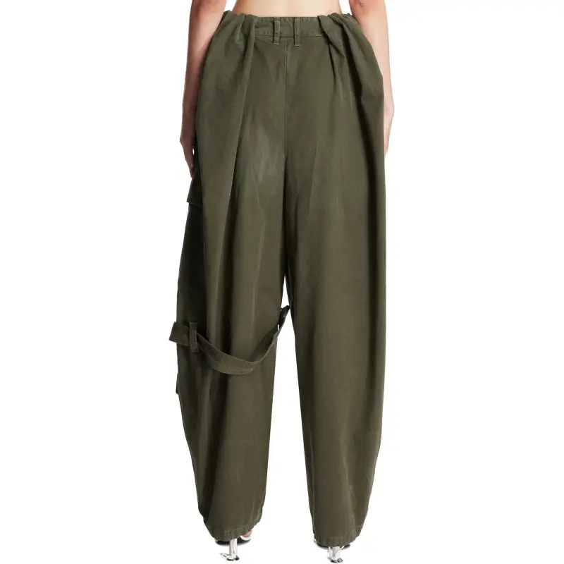 LOEWE Balloon Cargo Trousers 'Deep Olive'-1