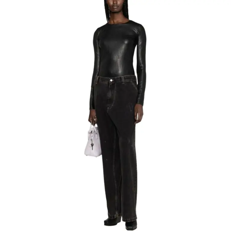MM6 Maison Margiela Bodysuits Women's Black-2
