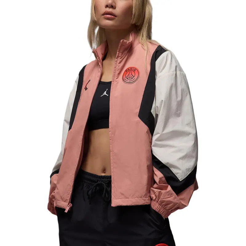 Jordan Paris Saint-Germain Jacket Women's Rust Pink/Sailcloth-1