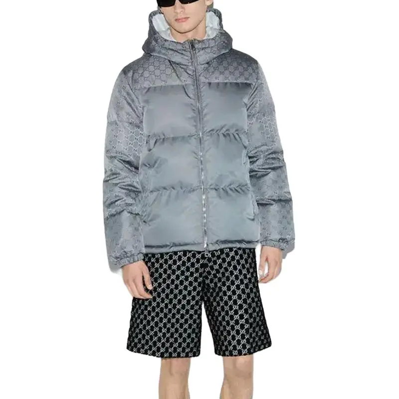 GUCCI SS25 Puffer Jacket Unisex Blue-1