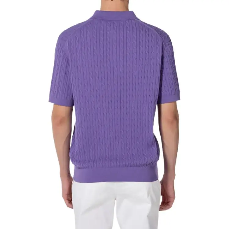 LACOSTE Polo Shirt Men's Purple-4
