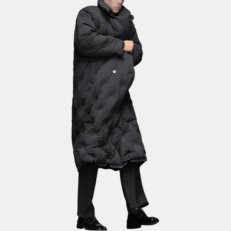 Maison Margiela Recycled Nylon Padded Coat 'Black'-2