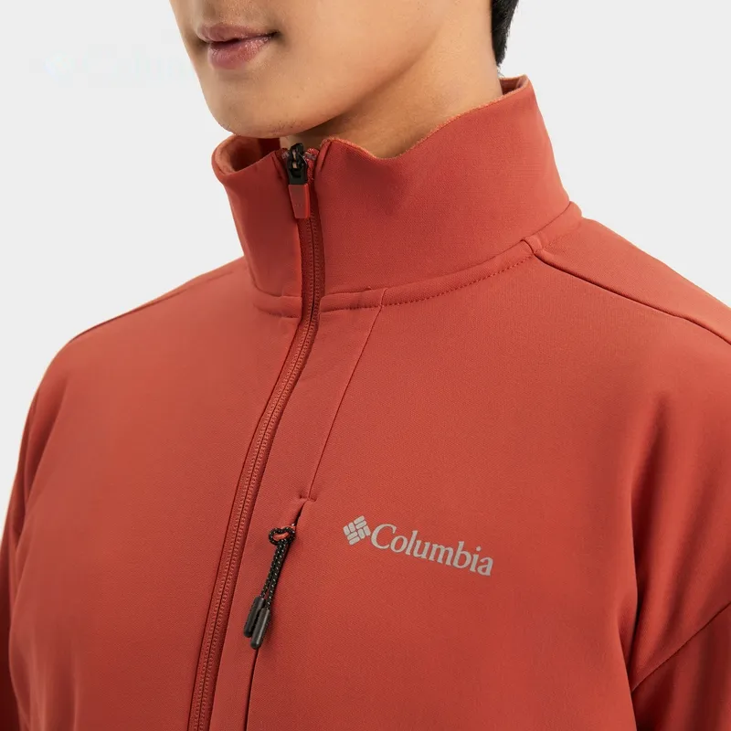 Columbia Windbreaker Jackets Men Orange-4
