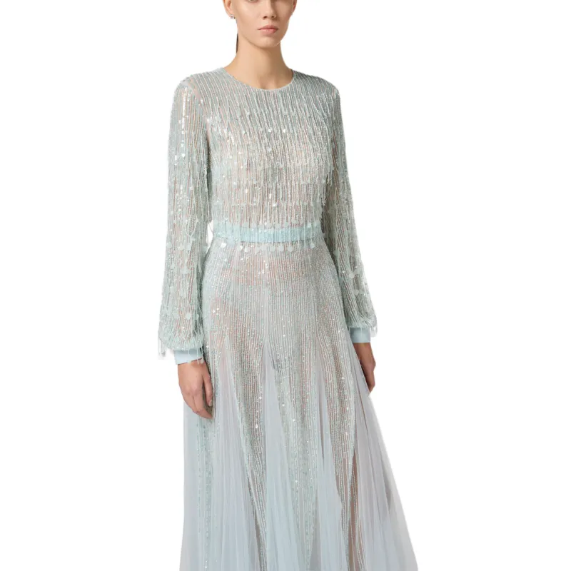 Elisabetta Franchi Sequin embellished Gown-3