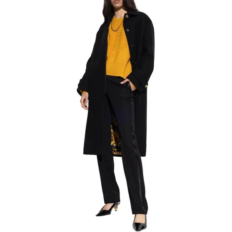 VERSACE Single breasted Coat-3